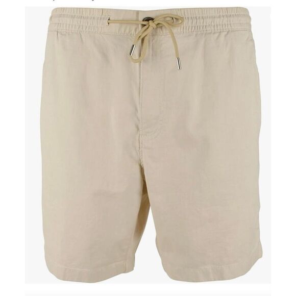 Michael Kors Men's Stretch Cotton Shorts Khaki Size Medium - Picture 1 of 13